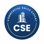 Certified Commercial Sales Expert designation badge for Grant Arencibia, commercial real estate agent in Northeast Georgia.